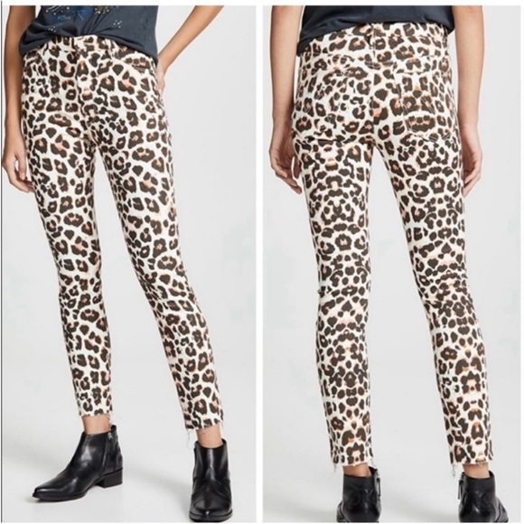 MOTHER High Waisted Ankle fray in Touch of the Tiger denim - Picture 3 of 13